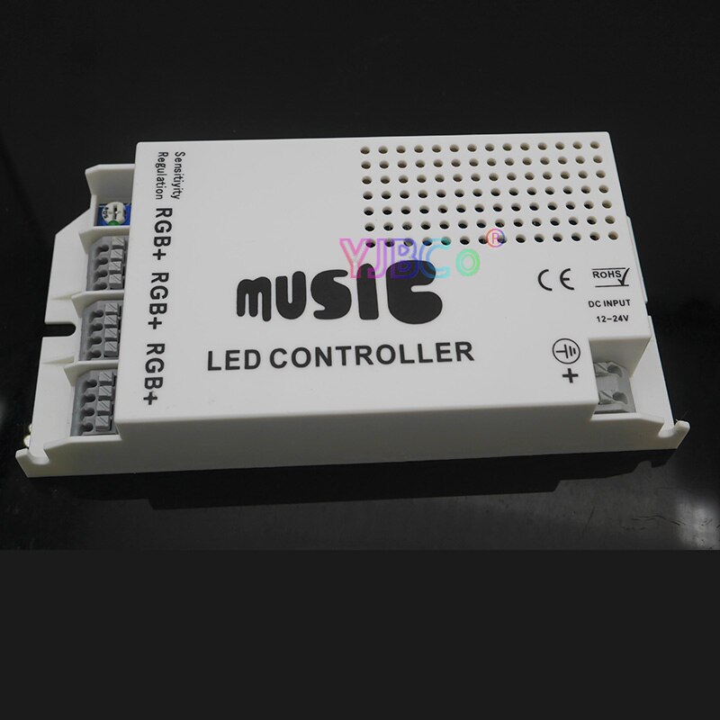 DC12V-24V 3 Ch Led Muziek Controller 24key Ir Afstandsbediening Rgb Controller