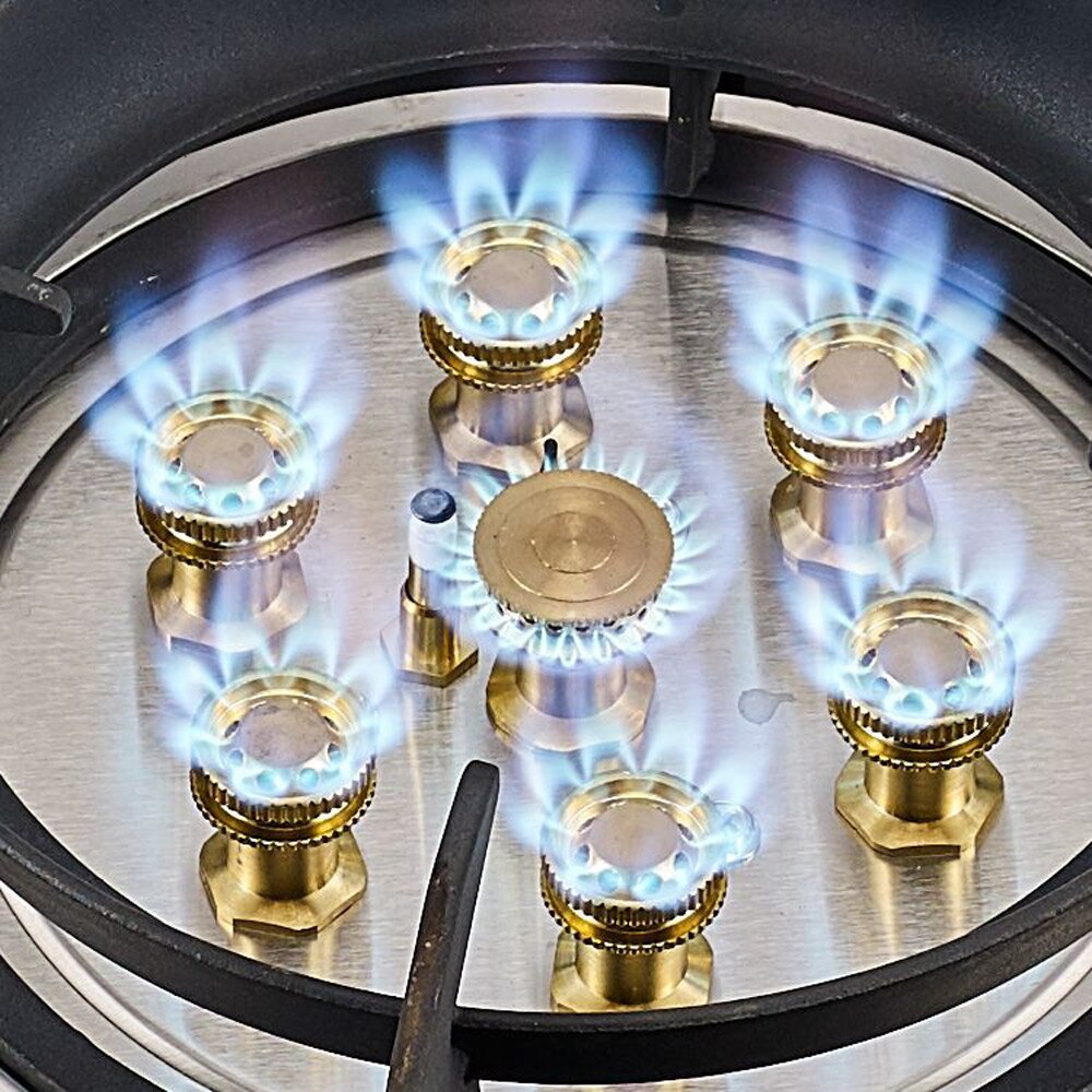 Enkel spis spis hushåll inbyggd gasspis sjuhålighet naturgas spis spis flytande gas bord inbäddad gasspis