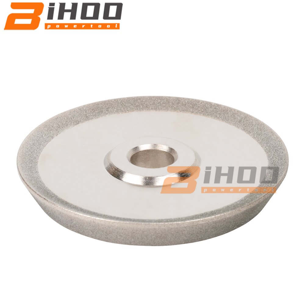 78mm Diamond Grinding Wheel Dish Grinder Circle Sharpener Disc for Carbide Metal Tungsten Steel Milling Cutter Tool 200Grit