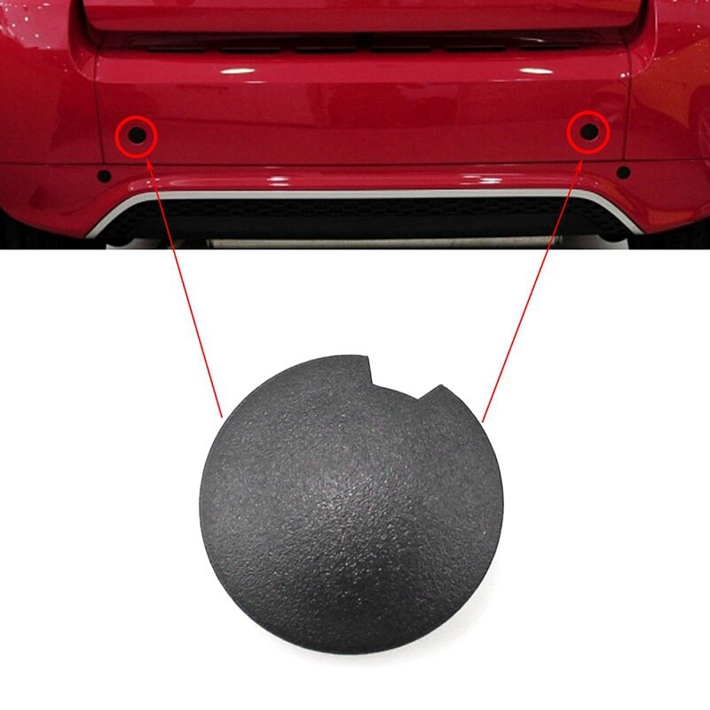 Gancho de remolque para parachoques delantero y trasero de coche, acoplador de ojo, tapa de cubierta de remolque, enchufe 4518850122 C22A para Smart Fortwo 2007-