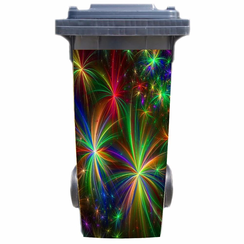 Gelukkige de vieringsillustratie van het diwali kleurrijke vuurwerk