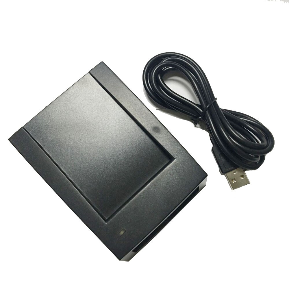 Rfid 13.56 mhz ic kortlæser skriver 2 i 1 desktop usb læser skriver til adgangskontrol