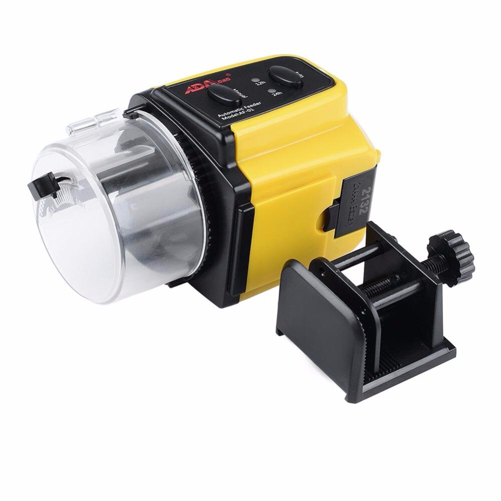 Nicrew Aquarium Tank Automatic Fish Feeder Digital LCD Timer Food Feeding Electronic Fish Food Feeder Timer