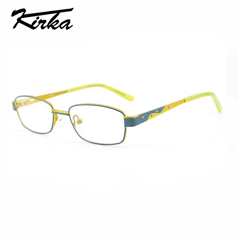 Kirka Brand Kids Boy Optical Glasses Frame Myopia Glasses Prescription Eyeglasses Frame Safety Metal Glasses 2-13 years old