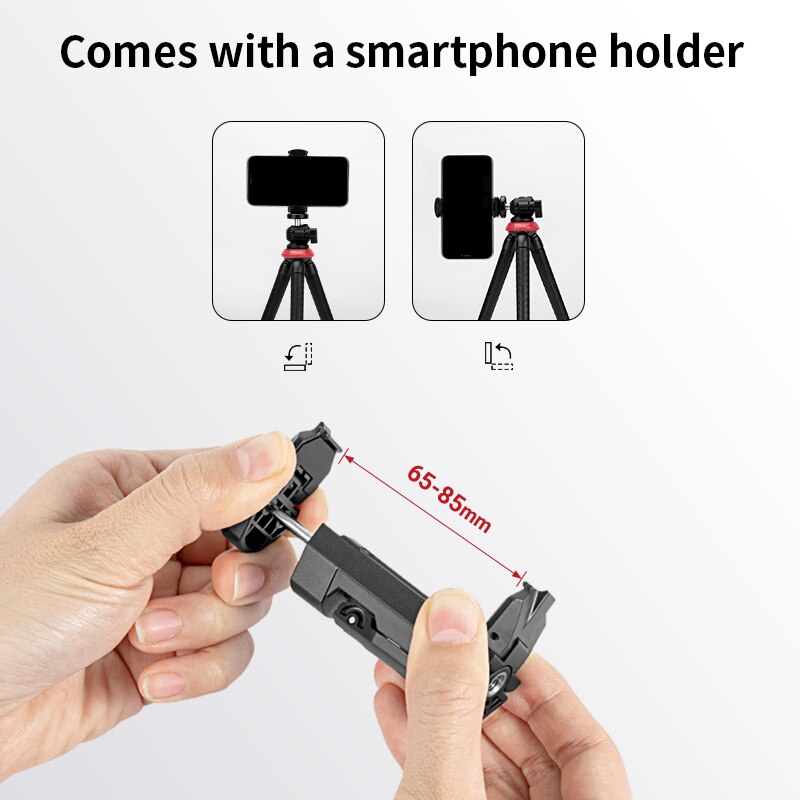 SmallRig Octopod Tripod Selection Portable Flexible for IPhone 13 Pro Mini Camera Tripod Phone Holder Clip Stand DT-01 3255