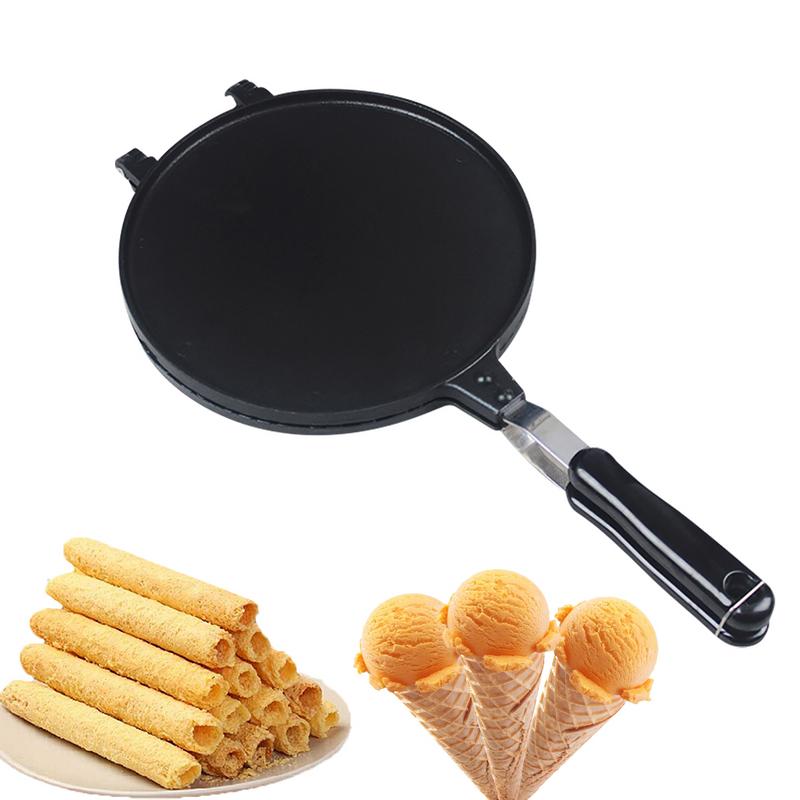 Egg Roll Maker Non Stick Crispy Eggs Omelet Mold Crepe Baking Pan Waffle Pancake Bakeware DIY Ice Cream Cone Machine: Default Title