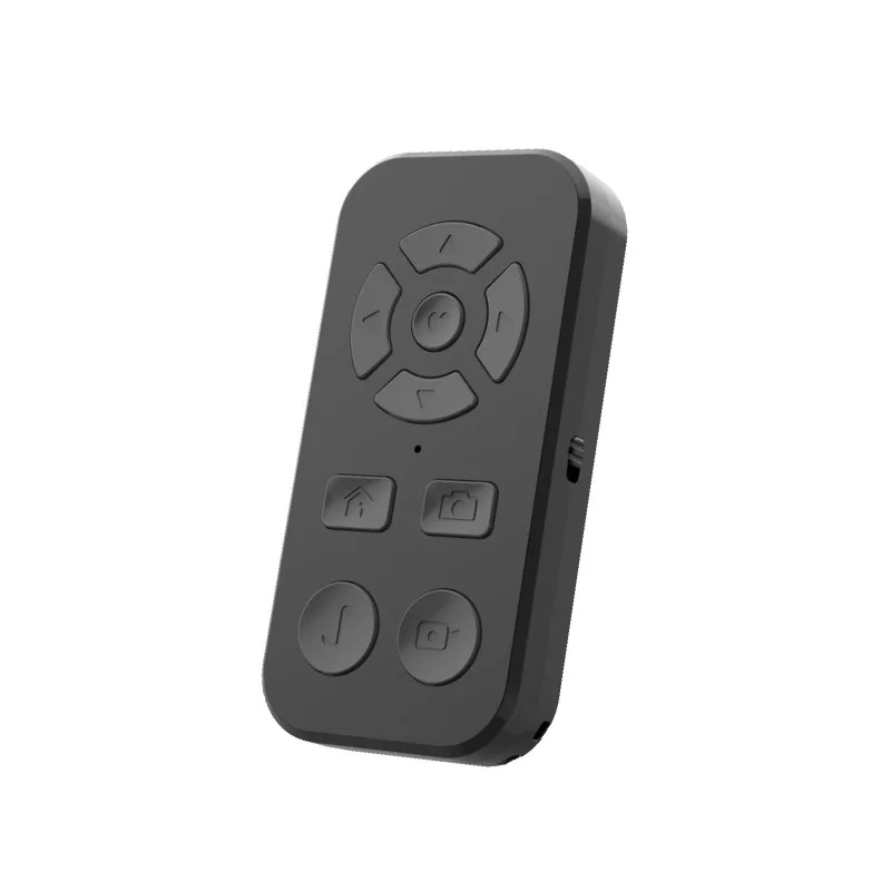 Wireless Bluetooth Remote Control For Mobile Phone Large 9-Key Charging Version Photography Self-Recorded Video TikTok Fast Scro: Red