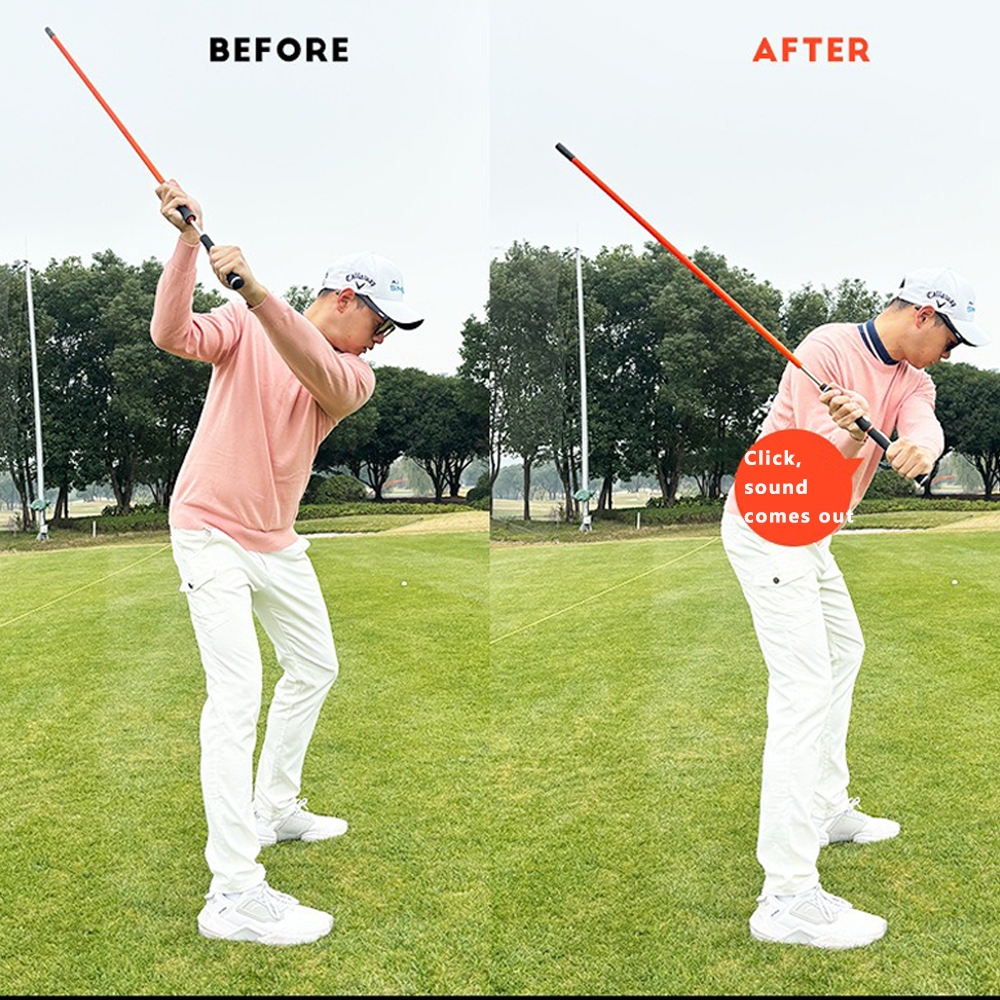 Golf Swing Practise Stick Golf Swing Hint Stick Beginner Alignment Gesture Correct Wrist Training Aids Golf Accessories