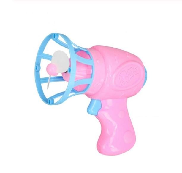Sommer Magie blasiert Gebläse Maschine Elektrische Automatische blasiert Hersteller Pistole mit Mini Fan freundlicher draussen Spielzeug Lustige Hochzeit Liefert: Rosa