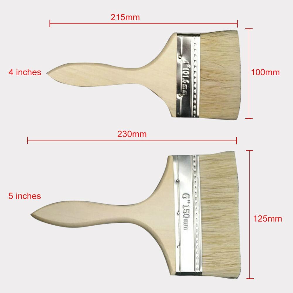 Multi-Use Thicken Wood Handle Paint Wall Brush DIY Home Painting Decorating Tool