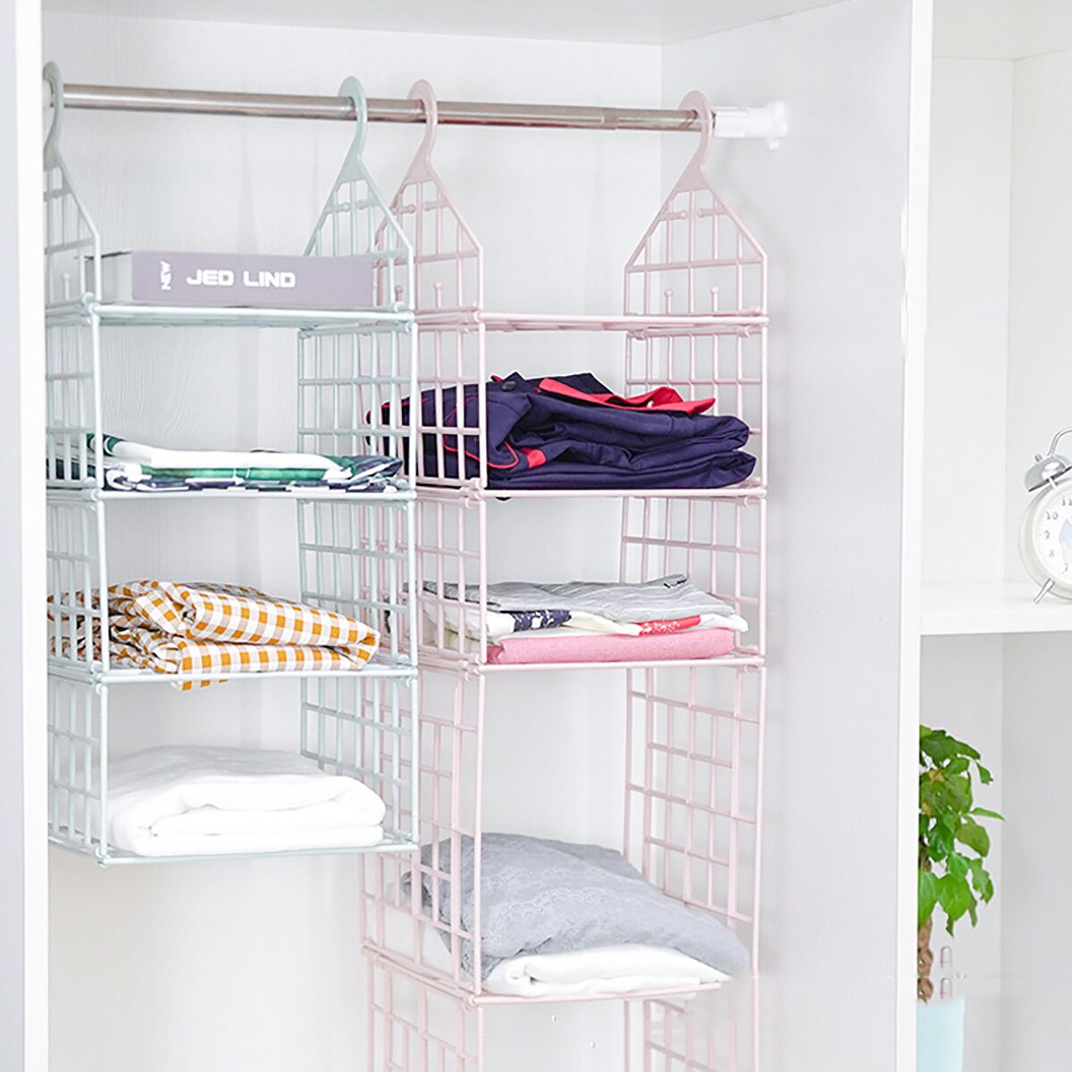 Kleerhanger Kledingkast Organizer Mand Haken Plank Interieur Kast Hanger Mand Tas Opslag Broek Tie Rack Haken Plank