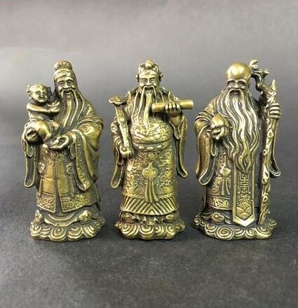 Buddhistiske statuer udødelige ornamenter formue lang levetid leie kobber ornamenter hjem dekorasjon buddha statuer kobber utskjæringe