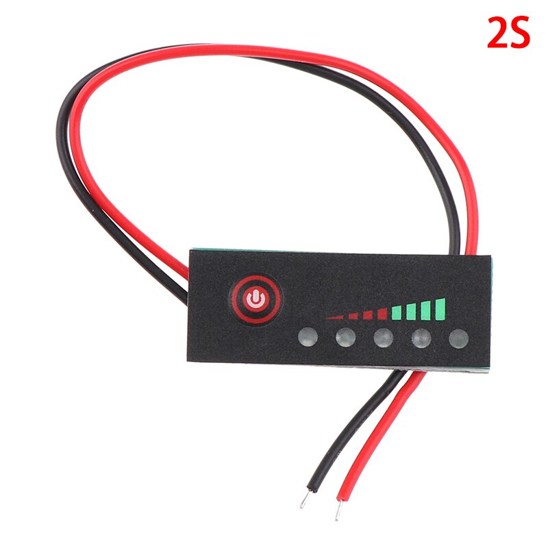 12V 1/2/3/4/5/6/7S 18650 Lipo Batterie Anzeige Tester LCD Anzeige Meter: 2S