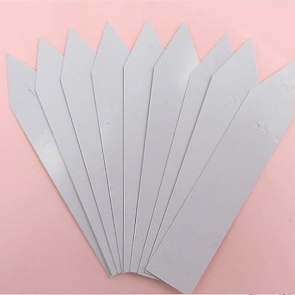 100 stk genanvendelig pvc plante tag etiket træ frugt frøplante haven blomsterpotte plastik etiket sorteringsværktøj