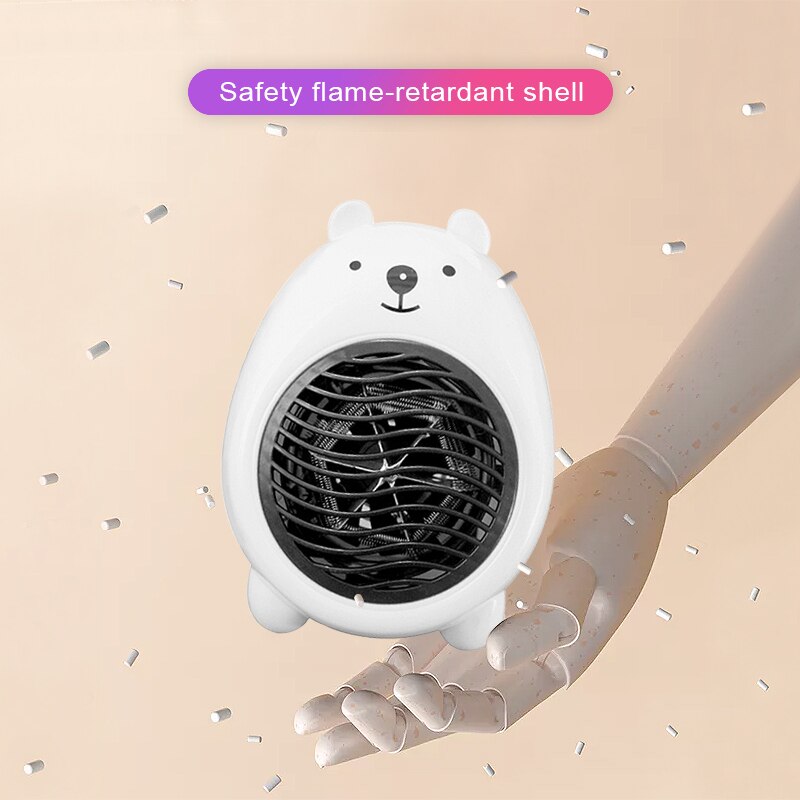 Heater Fan Desktop Home Desktop Machine Portable Electric Heater Fast and Energy-saving Winter Ceramic Heater Heating Equipment