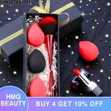Make-up kwast spons puff set blush foundation kwast superzachte spons cosmetische schoonheid make-up tool prachtig verpakt