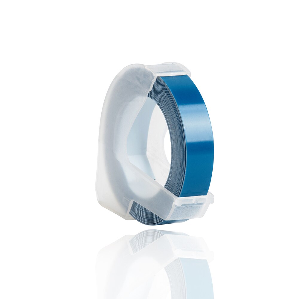 Mieszane kolory 3D PVC tłoczenie DIY taśma z etykietami kompatybilny Dymo 1610 12965 1540 1880 motex E-101 instrukcja drukarka etykiet ręcznie robione: ocean blue
