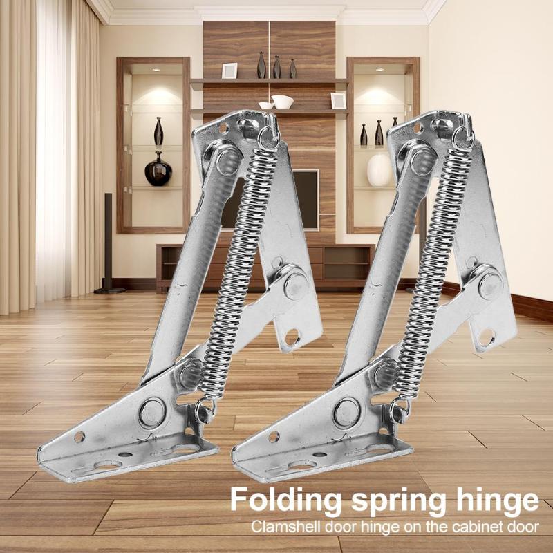 2pcs 80 Degree Folding Sprung Hinge Solid and Compressive Resistance Sofa Cabinet Door Hinges Hardware Fitting 130x50x25mm