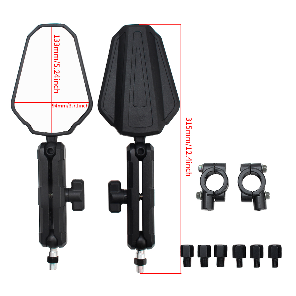 Motorfiets Universele Opvouwbare Achteruitkijkspiegel Verstelbare Adventure Westwind Road Stuur Zijspiegels Motor Accessoires