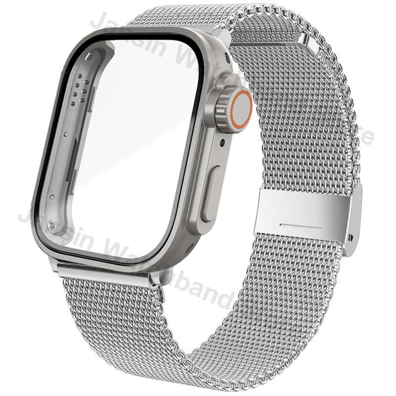 Case+Stainless Steel Band for Huawei Watch Fit 3 Strap Case Correa Milanese Bracelet for Huawei Fit3 Metal Wristband Accessories: 橄榄绿