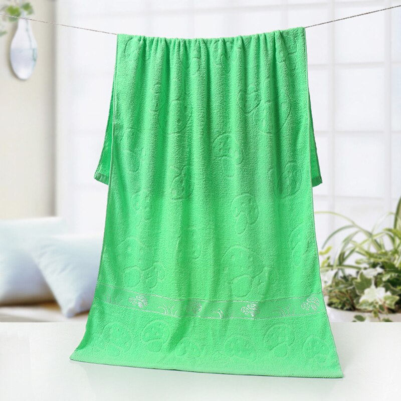 Toalla suave absorbente para mascotas, Toalla de baño de algodón puro para perros y gatos, toallas absorbentes de secado rápido, toalla gruesa grande: green
