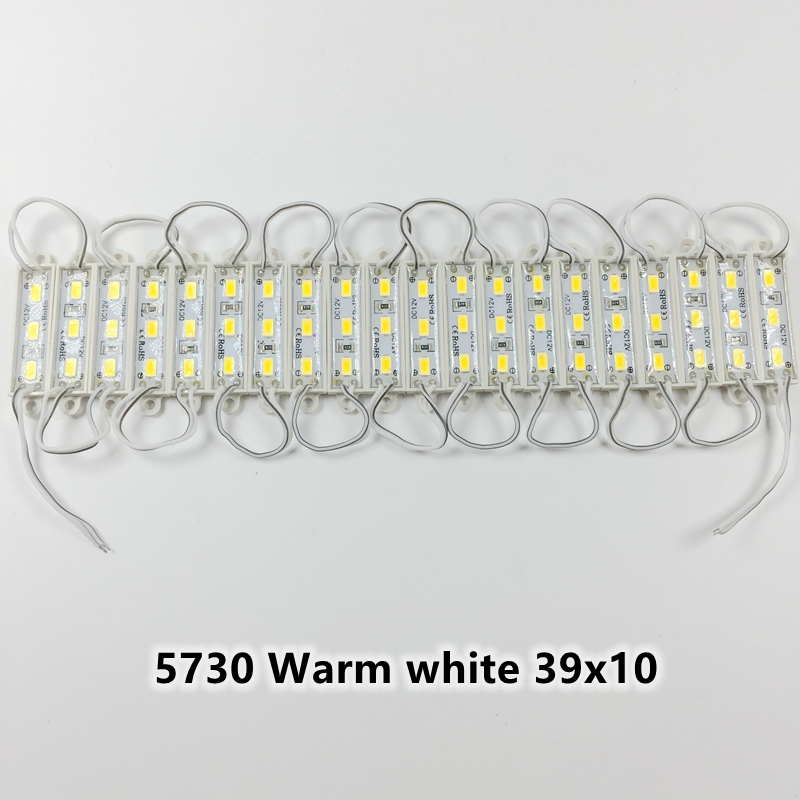 Modules LED étanches de , 2835 5730 5630, dc 12v, éclairage Super lumineux, 20 pièces par lot