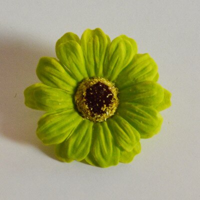 50PCS Soap Flower Artificial Flowers Little Daisies Sun Flower Flower Head Bouquet Making Box With Florist Materials