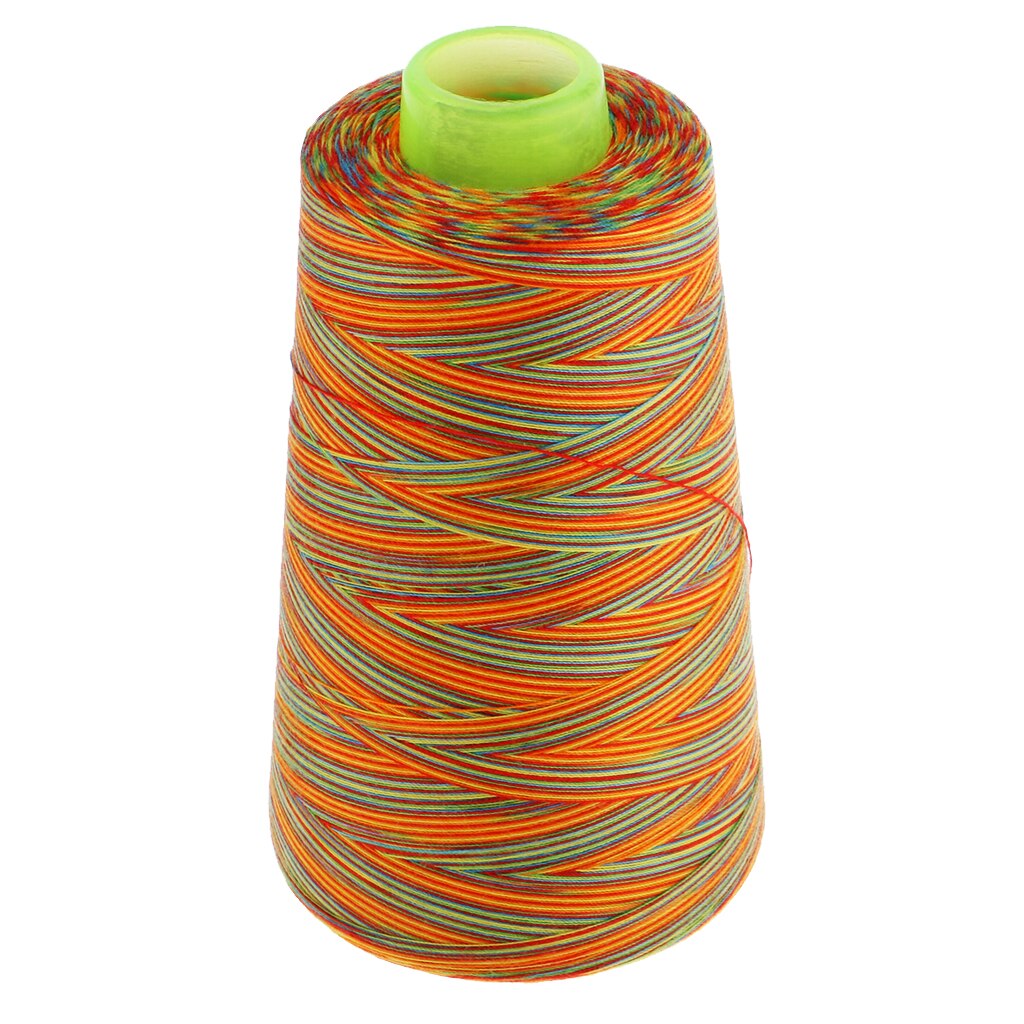 1 Spool 40S/2 Rainbow Polyester Sewing Quilting Threads for Jeans Leather Canvas: Type 1