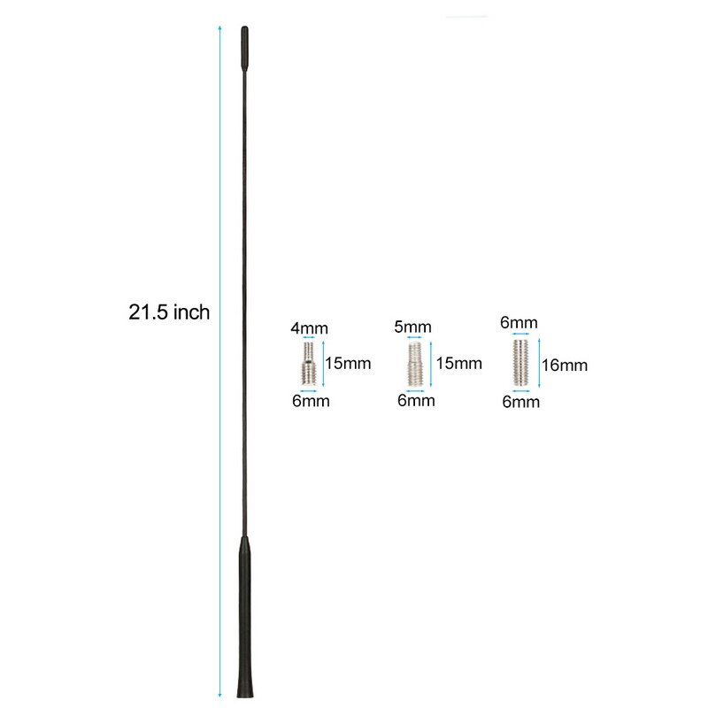 Auto Antenne 21.5 "Autoradio Antenne Antenne Dak voor Ford/Focus 2000-2007 55 CM AM /FM
