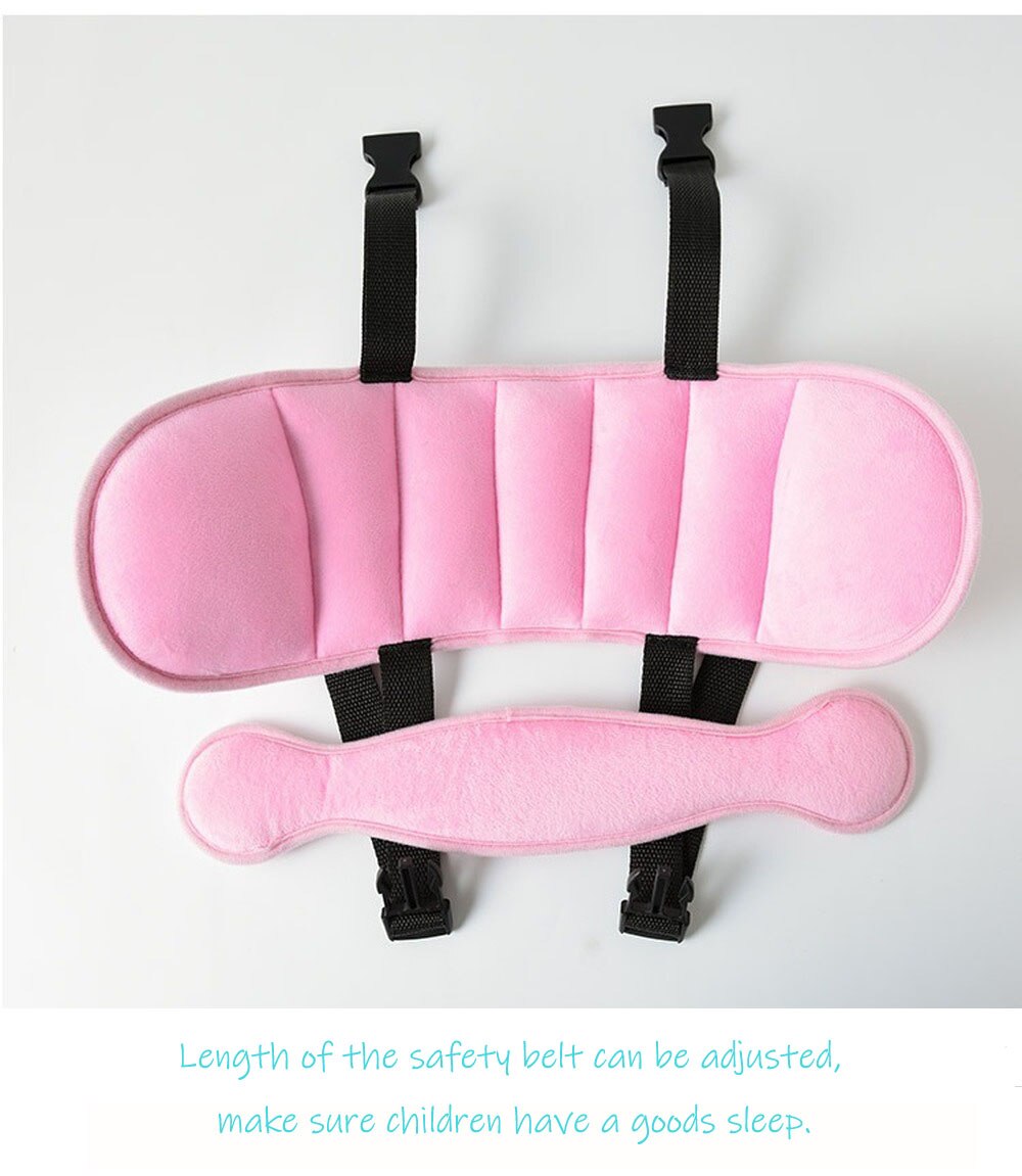 1 stk baby børn justerbar bilsæde hovedstøttehoved fast sovepudehalsbeskyttelse sikkerhed legeplads nakkestøtte