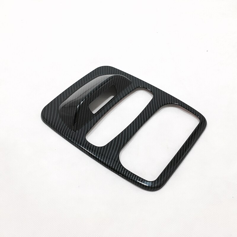 Til renault clio iv clio 4 abs kulfiber front læselampe lampeskærm panel cover trim bil styling tilbehør