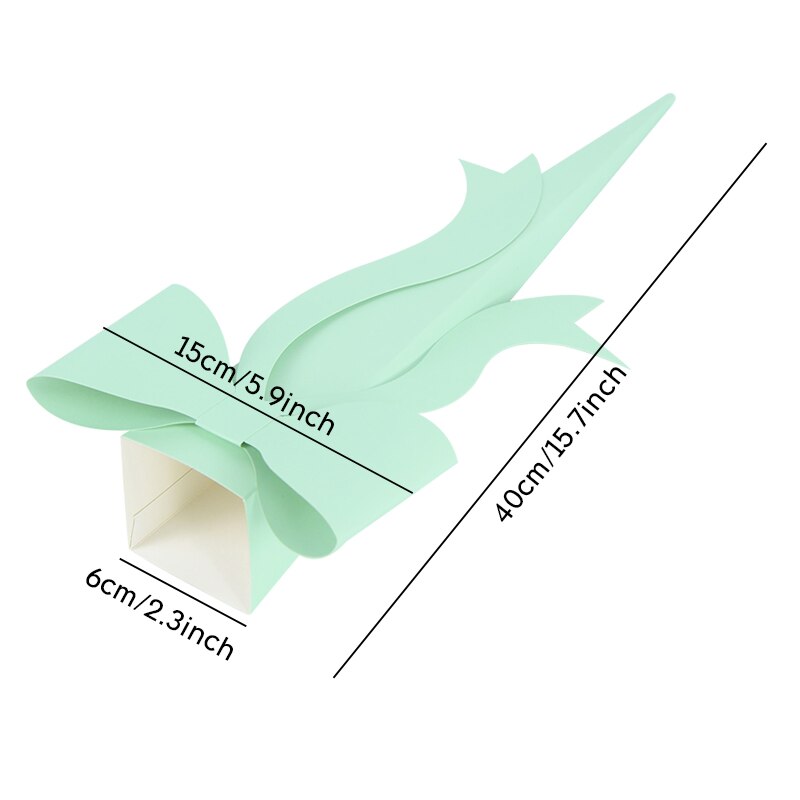 1/4 Stuks Karton Likdoorns Inpakpapier Rose Bloem Verpakking Geschenkdozen Voor Valentijnsdag Moederdag bloemist Boeket Verpakking: B05 / 1Pcs