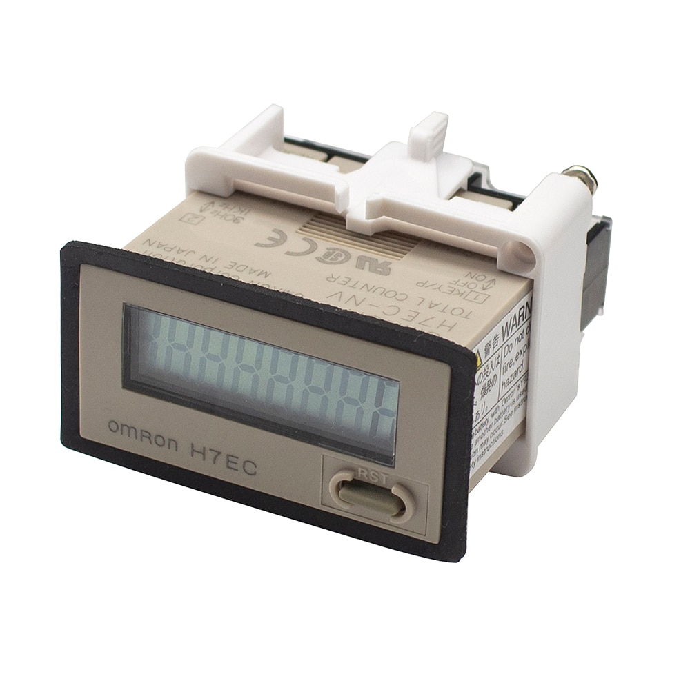 Dc4.5v -30v 8 -siffrig skruvterminal återställbar digital varvräknare visning av tidsräknare  h7ec-nv 0 to 99999999 timmar
