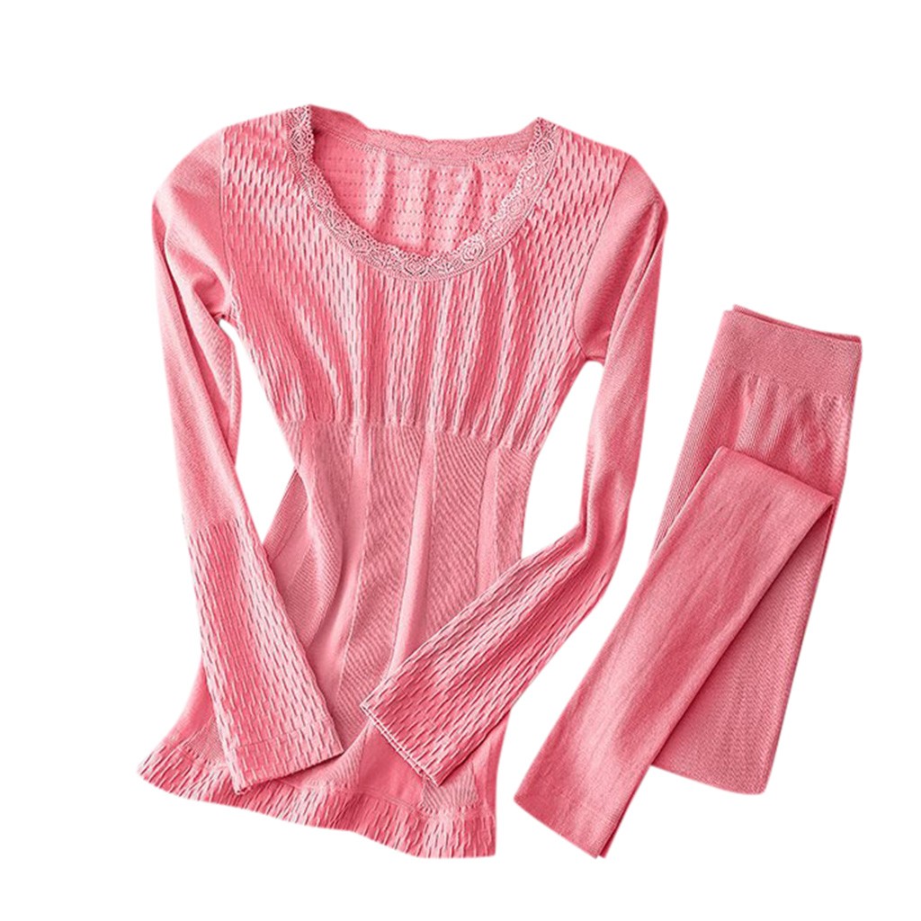 Women Winter Thermal Underwear Set Warm Skiing Underwear Set Women Warm Long Johns Quick Dry Ski Jacket and Pants#3