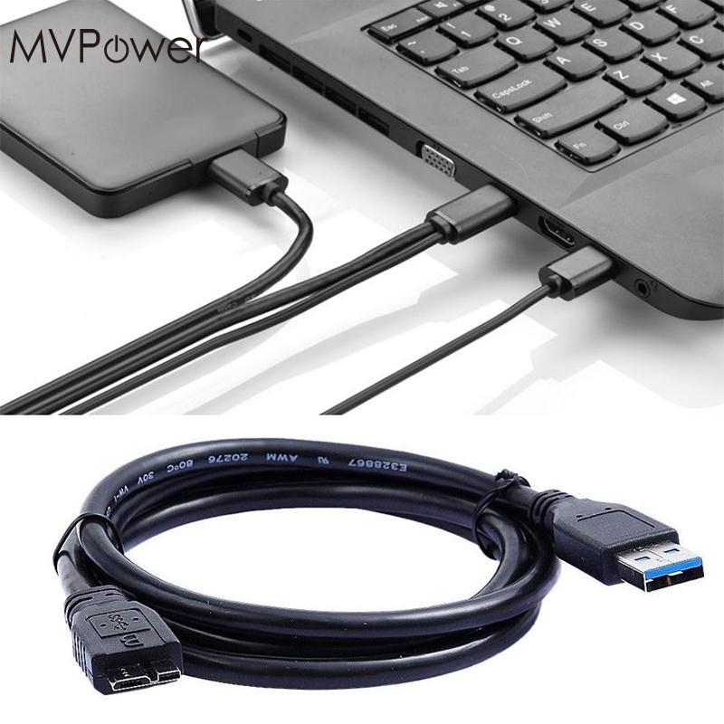 MVPower USB 3.0 Power Charger Data Sync Cable Koord voor HDD Harde Schijf Disk Draagbare