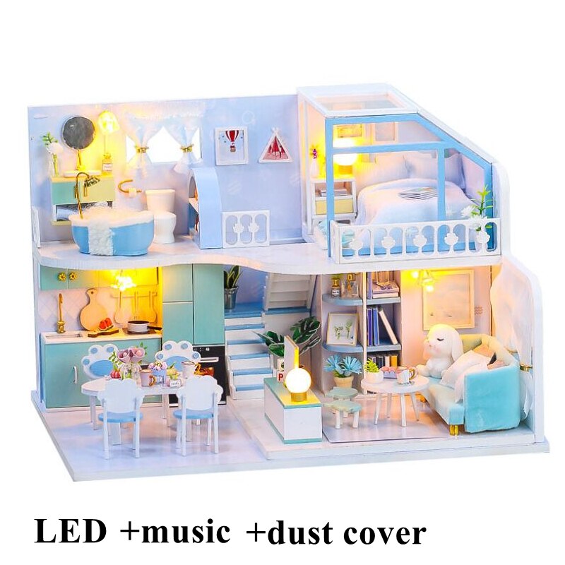 DIY Miniature Doll House Kit Handmade Chinese Style Garden Building Assembly Production Model Christmas Birthday: 13