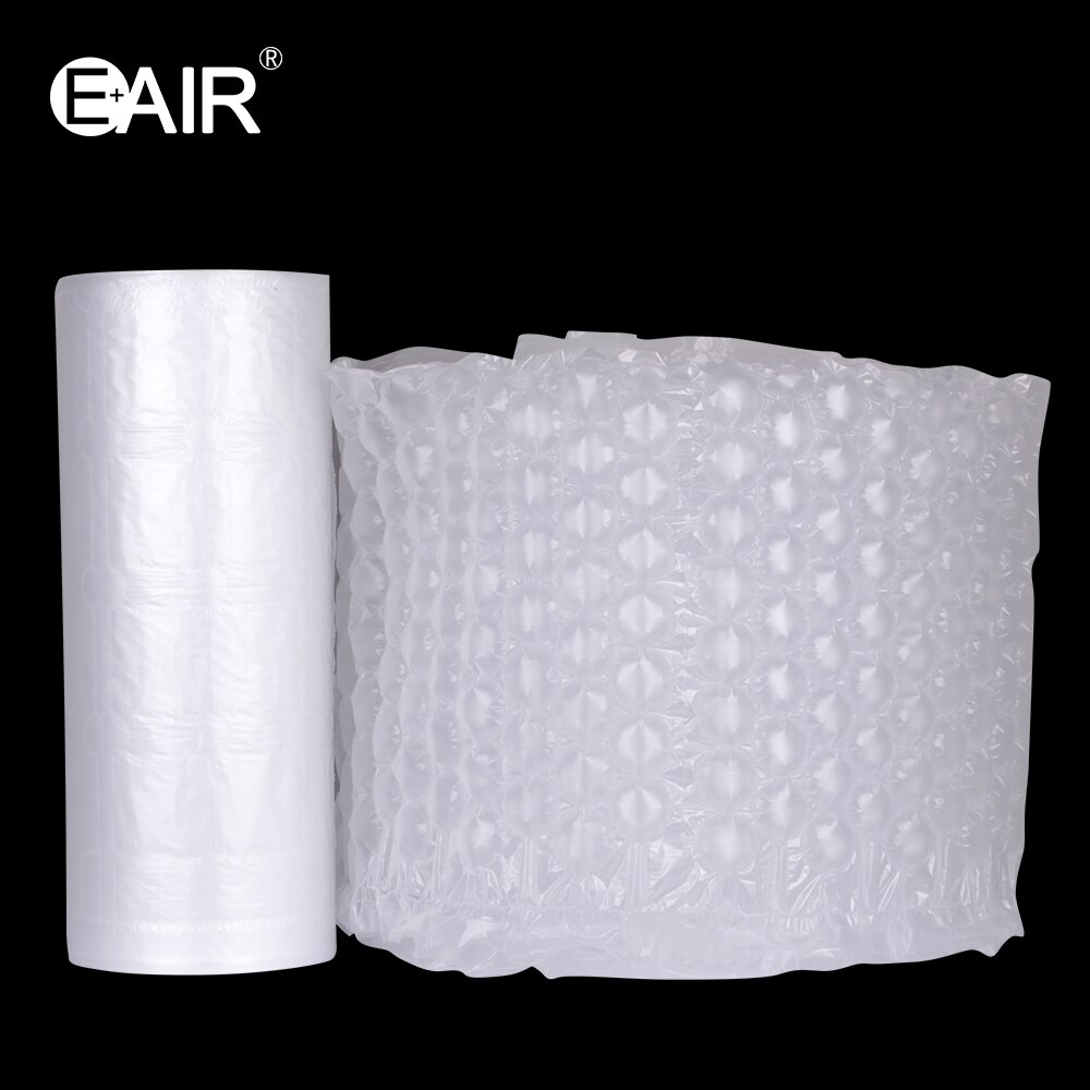 E303B Air Cushion Film Inflatable Packaging Film Air Cushion Machine Film Air Pillow Bubble Wrap Buffer Void Filling 400mm Width