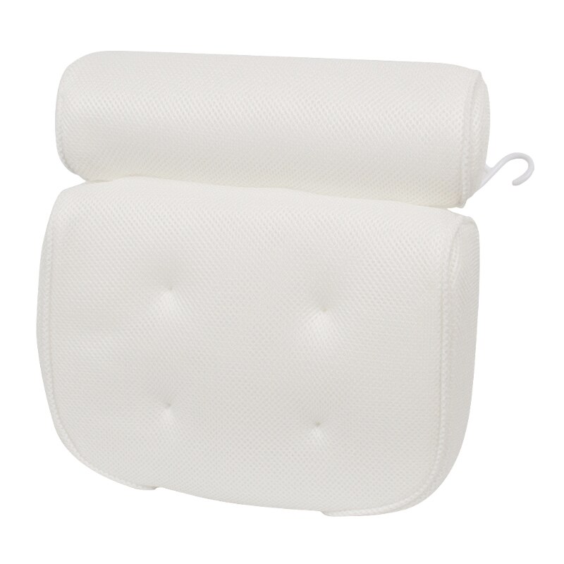 komfort 3d luft mesh badekar hodepute med 4 sugekopper 3d badekar pute  u50a