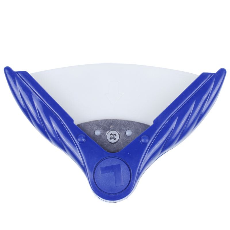 1Pc R10 10Mm Hoeksnijder Rounder Punch Card Fotopapier Cutter Tool Blauw