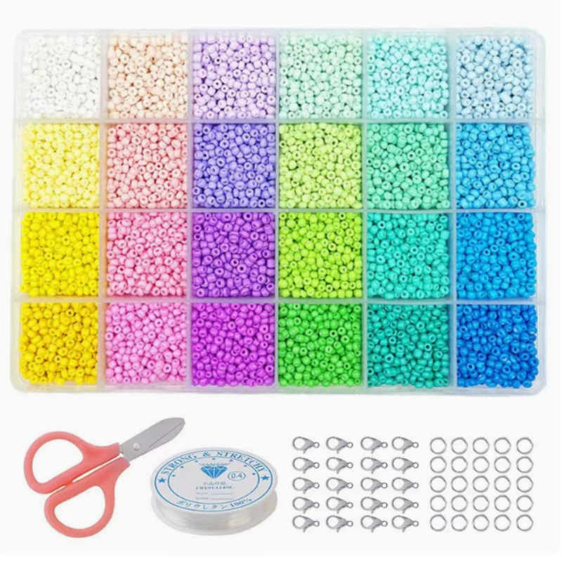 5000Pcs Beads Kit DIY acrylic letter bead set for Name Bracelets Jewelry Making and Crafts