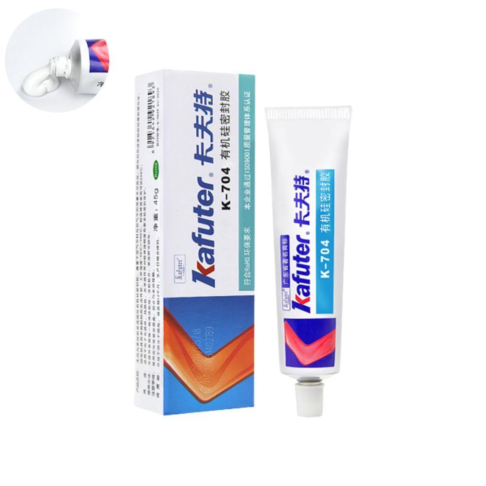 45g kafuter silicone adesivo industrial K-704 705 704b rtv borracha de silicone branco balck transparente cola