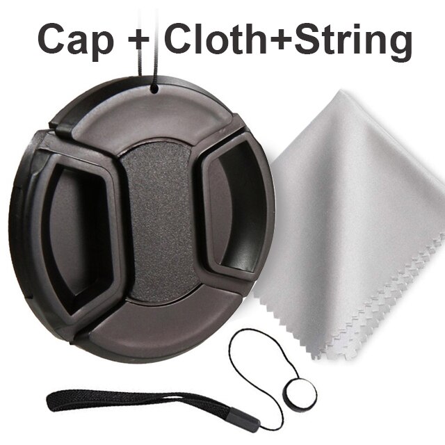 52mm Snap-On Lens Cap for Nikon AF-S 18-55mm Lens Kit D3200 D3100 D3000 D3300 D5100 D5200 D5300 D5500: Dark Khaki