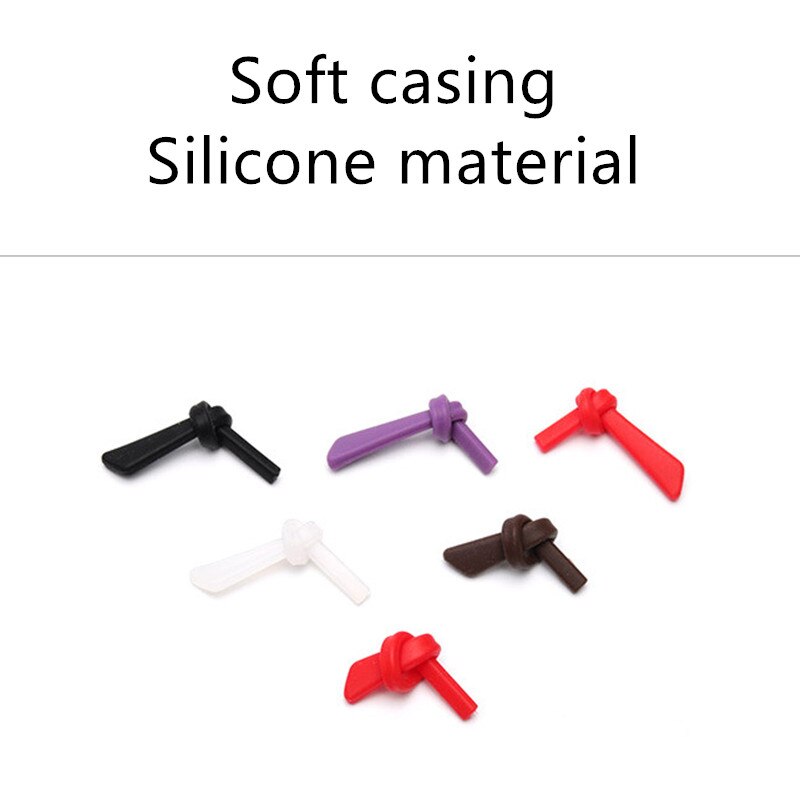 2 pair Soft Silicone Anti Slip Eyeglasses Glasses Temple Tips