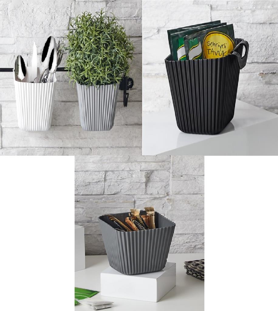 Muur Opknoping Multifunctionele Organisator-2'li Pot Set