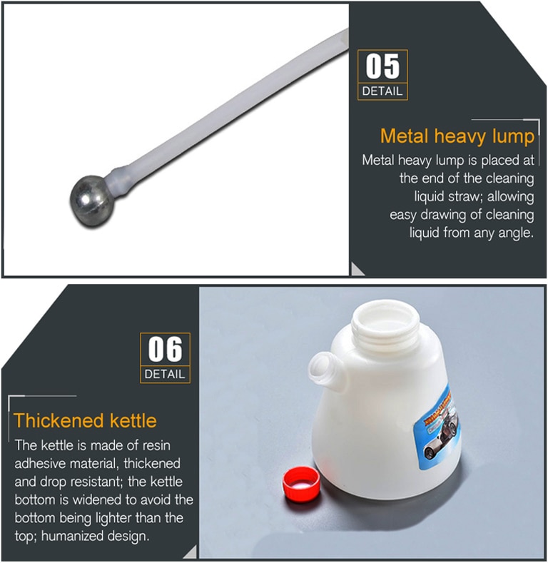 Tornador interiør dyprensepistol til tornado cockpit pleie biler luftdrevet bilvask utstyr