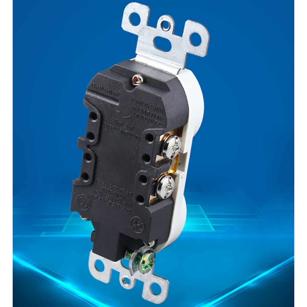 American 15A standard north American 3-hole American 5-15r dual American wall power outlets