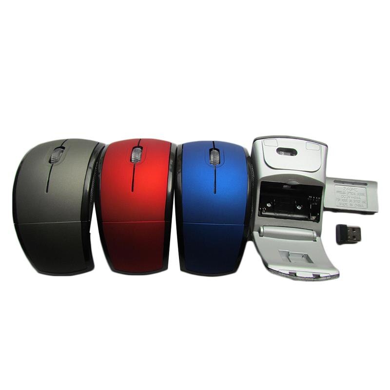 Ultra Thin Usb Optical 2.4Ghz Draadloze Draadloze Muis 4 Knoppen Pc Computer Notebook Muizen Draadloze Werk Optische Muis Laptop