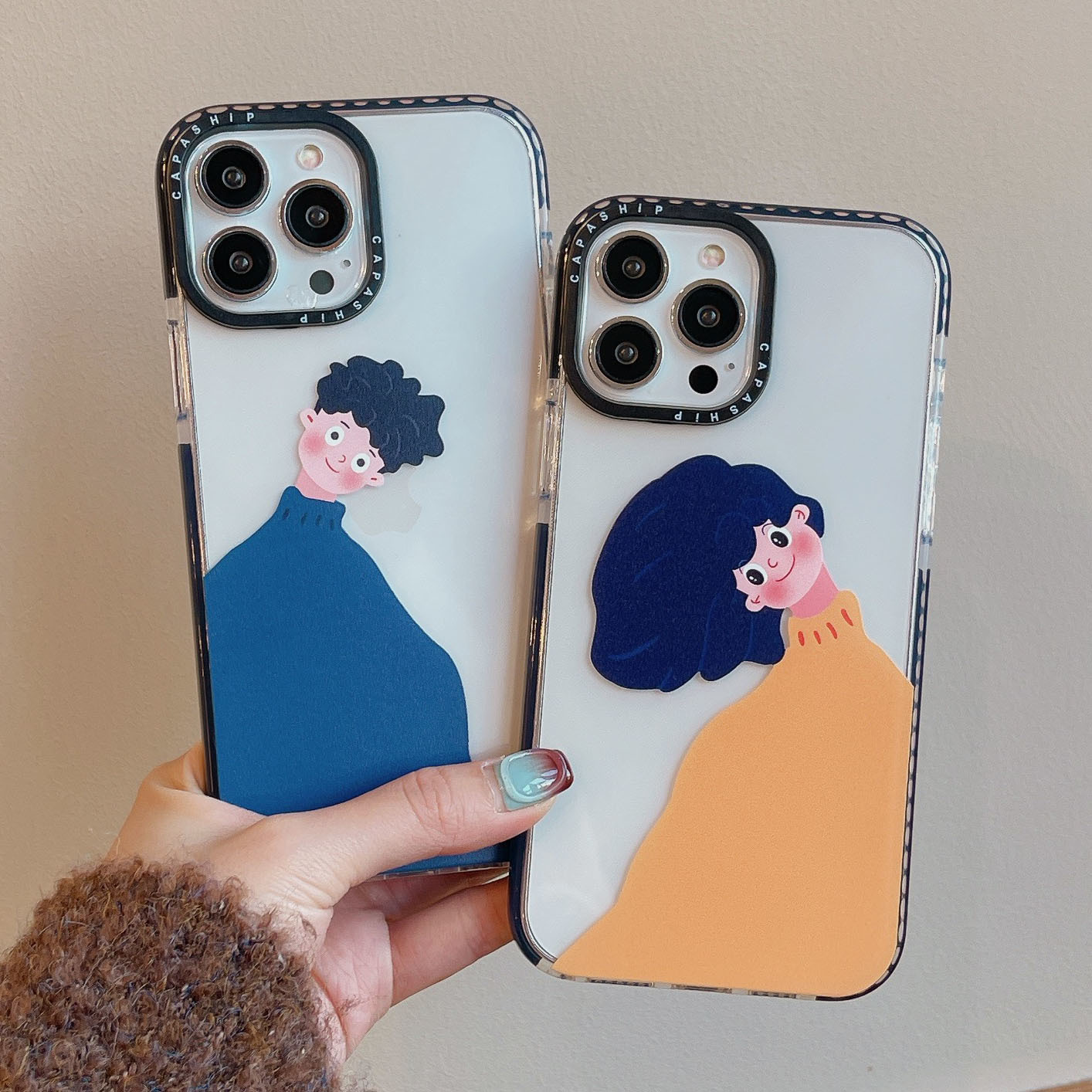 Bonita funda de TPU suave a prueba de golpes para iPhone, 15, 14, 13, 12, 11 Pro, X, XS, XR, Max, 7, 8 Plus, SE , 2022