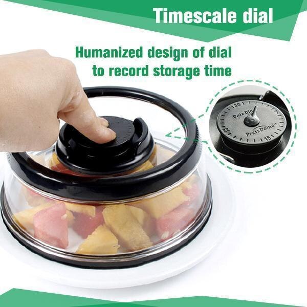 1pc Vacuum Food Seal Cover Kitchen Tool 15x19x7.5cm Home Preserve Cooking Food Fresh Vacuum Food Seal Cover Accessories