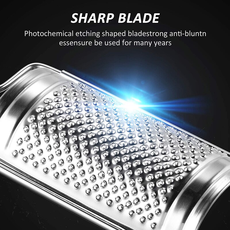 Kaasrasp Handheld Rvs Zester Voor Keuken Gadgets Nootmuskaat Aardappel Gember Knoflook Groente Chocolade Boter Rasp